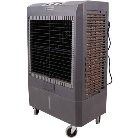 hessaire mc37v 3,100 cfm portable evaporative air cooler review