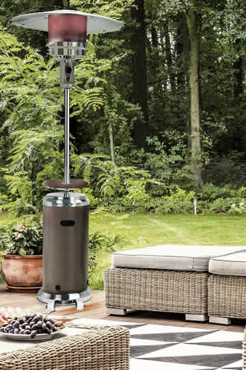 Outdoor Portable Wood Pellet Heaters Freestanding Garden Patio Heater